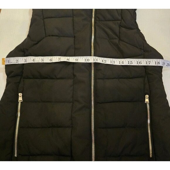 Calvin Klein PERFORMANCE Zip Up Black Quilted Vest Size Medium Security EUC - Picture 6 of 9
